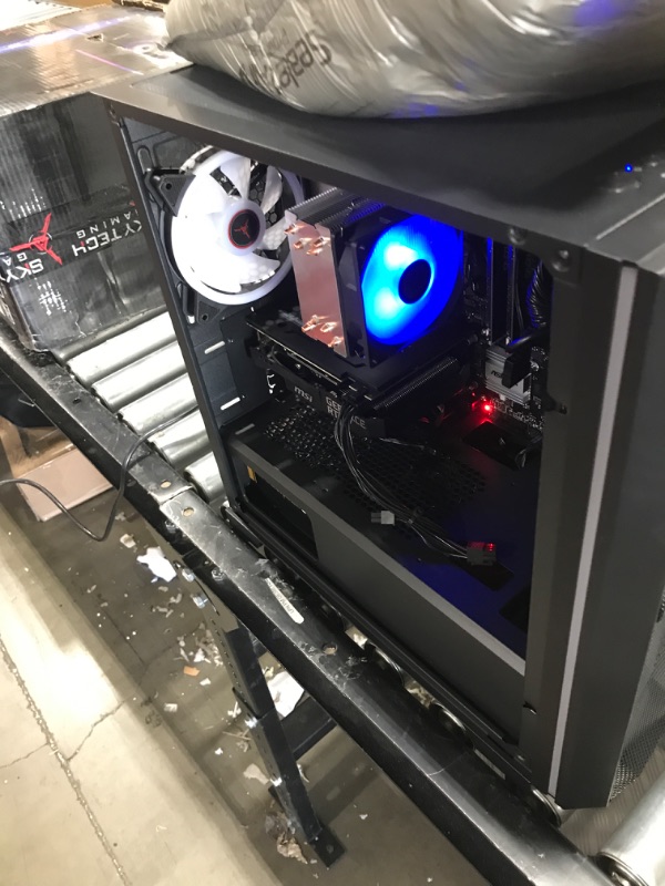 Photo 1 of Skytech Chronos Mini Gaming PC Desktop – AMD Ryzen 5 3600 3.6 GHz, NVIDIA RTX 3050, 500GB NVME SSD, 16GB DDR4 RAM 3200, 600W Gold PSU, Wi-Fi, Windows 10 Home 64-bit 3600 | 3050 PC Desktop