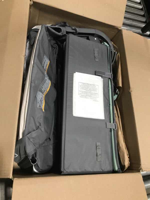 Photo 1 of Graco Pack and Play Change 'n Carry Playard | Includes Portable Changing Pad, Manor, 40x28.5x29 Inch (Pack of 1)