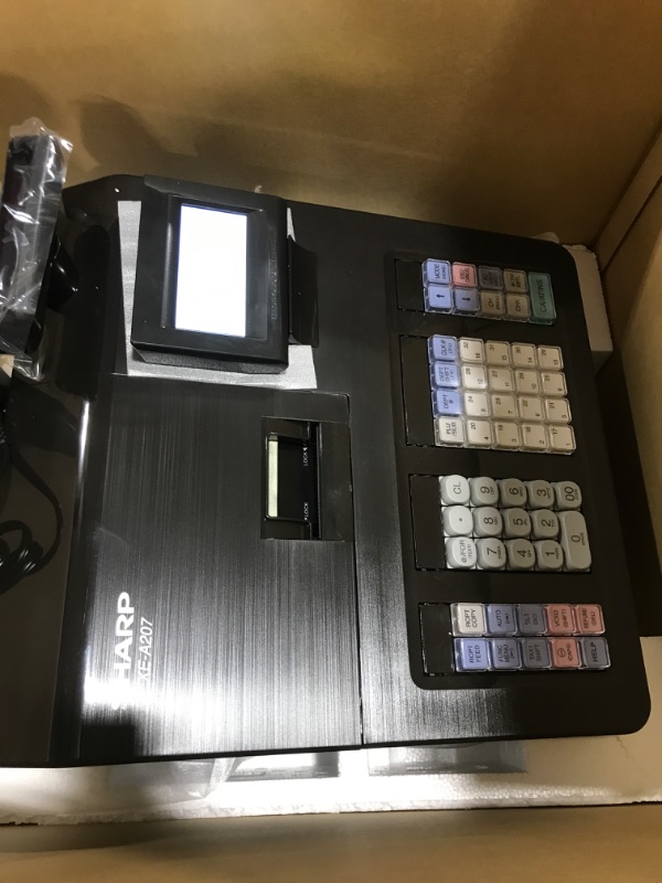 Photo 2 of Sharp XEA207 Menu Based Control System Cash Register