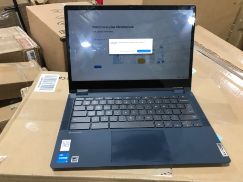 Photo 2 of Lenovo - 2022 - IdeaPad Flex 5i - 2-in-1 Chromebook Laptop Computer - Intel Core i3-1115G4 - 13.3" FHD Touch Display - 8GB Memory - 256GB Storage - Chrome OS