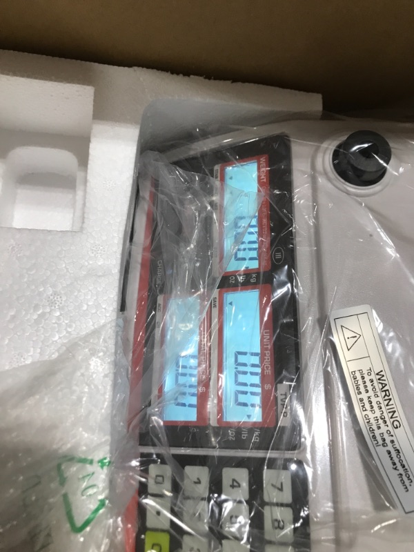 Photo 4 of VisionTechShop TVP-60P Price Computing Scale with Pole Display, Lb/Oz/Kg Switchable, 60lb Capacity, 0.01lb Readability, NTEP Legal for Trade COC #19-038 Pole Type 06. TVP-60LB-Pole
doesnt sink with cash