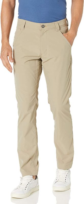 Photo 1 of AMAZON ESSENTIALS MEN'S SLIM FIT STRETCH JEAN, LIGHT KHAKI BROWN --- 38W X 30L