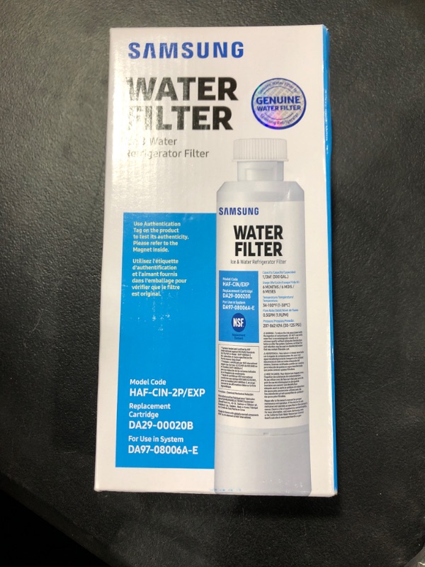 Photo 2 of Water Filters for Select Samsung Refrigerators (2-Pack)