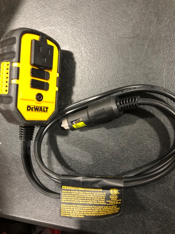 Photo 2 of DeWalt Power Inverter Dxaepi140