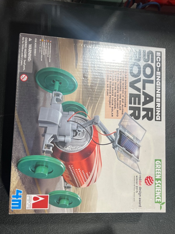 Photo 2 of 4M Green Science Solar Rover, DIY STEAM Powered Kids Science Kit, Boys & Girls Ages 5+
 BRAND NEW Factory Sealed 