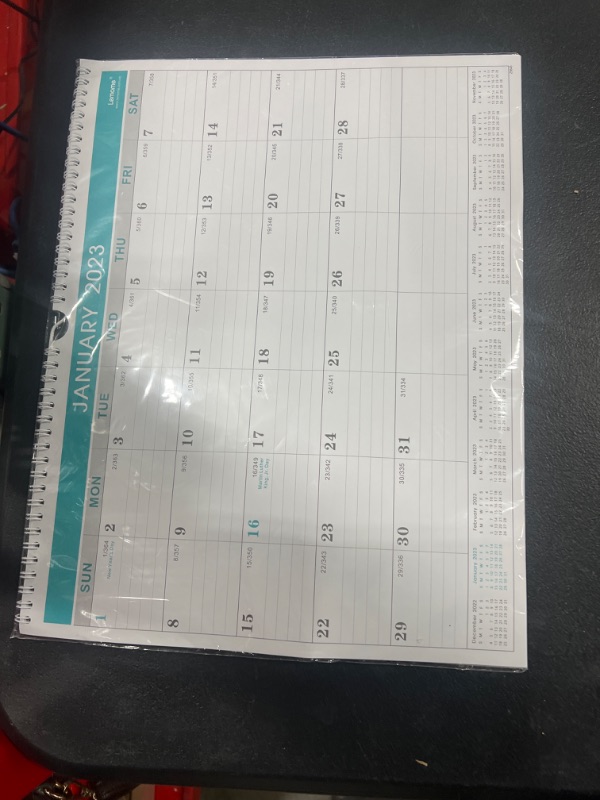 Photo 2 of Calendar 2023 - 12 Monthly Wall Calendar 2023 from January 2023 to December 2023, 2023 Calendar with Julian Date, 14.75 x 11.5 Inches, Thick Paper for Organizing