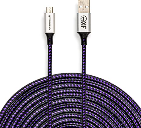 Photo 1 of KontrolFreek Gaming Cable Micro USB (12ft) The Premium Durable Gaming Cable [Round Braided Nylon] for Playstation Controllers, Xbox Controllers, PC, Android Smartphones and More
BRAND NEW 