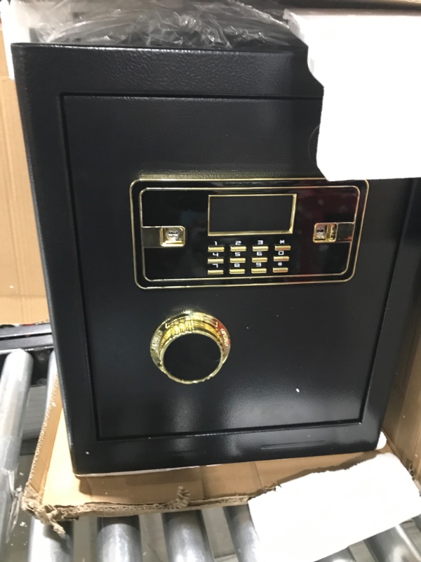 Photo 4 of 2.2 Cub Safe Box Fireproof Waterproof, Security Home Safe with Fireproof Document Bag, Digital Keypad LCD Display Inner Cabinet Box, Large Fireproof Safe for Money Jewelry Document Valuables Gold