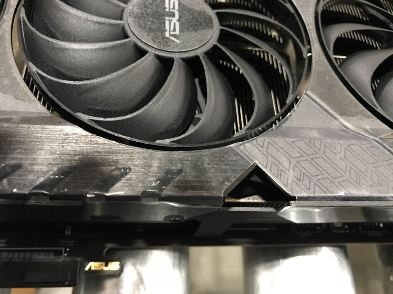 Photo 3 of ASUS TUF Gaming AMD Radeon™ RX 6900 XT OC Edition Graphics Card (PCIe 4.0, 16GB GDDR6, HDMI 2.1, DisplayPort 1.4a, Dual Ball Fan Bearings, All-Aluminum Shroud, Reinforced Frame, GPU Tweak II) Graphic Card