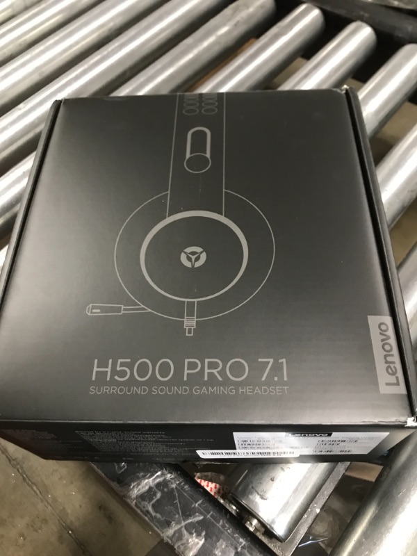 Photo 1 of Lenovo Legion H500 PRO 7.1 Surround Sound Gaming Headset, Noise-Cancelling Mic, Memory Foam & PU Leather Earcups, Stainless Steel Headband, PC, PS4, Xbox One, Nintendo Switch, GXD0T69864, Black
