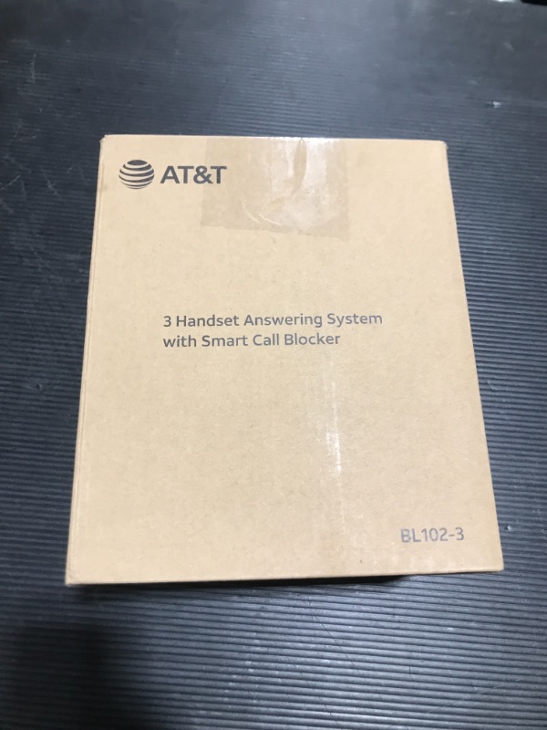 Photo 1 of AT&T Bl102-3 Dect 6.0 3-Handset Cordless Phone for Home with Answering Machine, Call Blocking, Caller ID Announcer, Audio ASSIST, Intercom, and