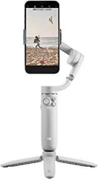 Photo 1 of DJI OM 5 Smartphone Gimbal Stabilizer, 3-Axis Phone Gimbal, Built-In Extension Rod, Portable and Foldable, Android and iPhone Gimbal with ShotGuides, Vlogging Stabilizer, YouTube TikTok Video, Gray