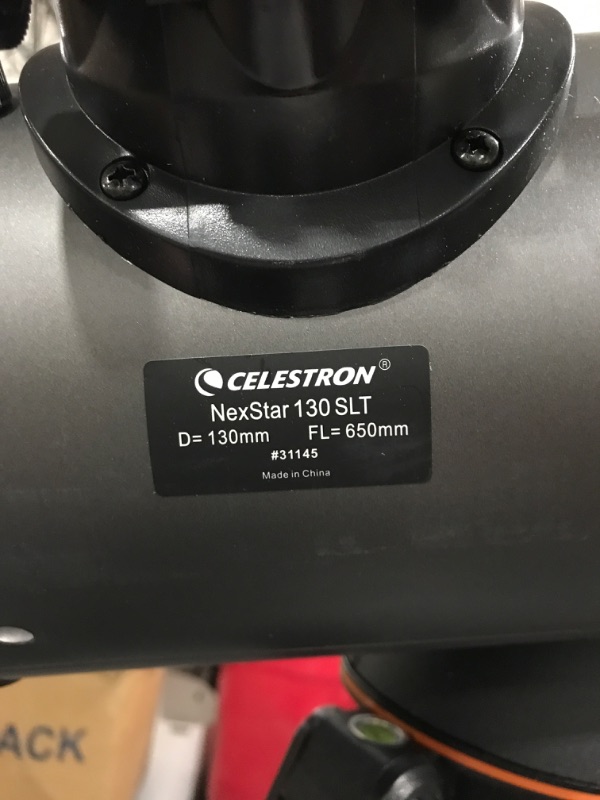 Photo 5 of Celestron - NexStar 130SLT Computerized Telescope - Compact and Portable - Newtonian Reflector Optical Design - SkyAlign Technology - Computerized Hand Control - 130mm Aperture 130 SLT Newtonian Single