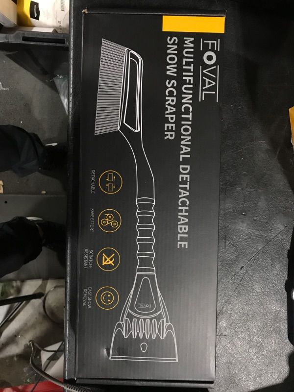 Photo 1 of Amazon Basics Snow Brush & Ice Scraper