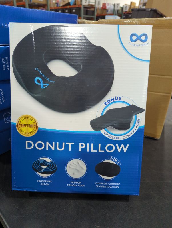 Photo 2 of Everlasting Comfort Donut Cushion - Donut Pillow for Tailbone Pain, Hemorrhoids, Postpartum, Sitting