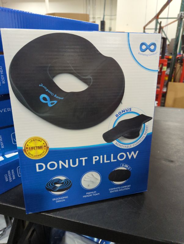 Photo 2 of Everlasting Comfort Donut Cushion - Donut Pillow for Tailbone Pain, Hemorrhoids, Postpartum, Sitting