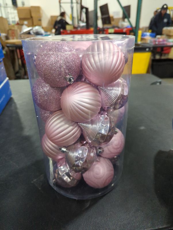 Photo 1 of 31pcs Christmas decorations - pink