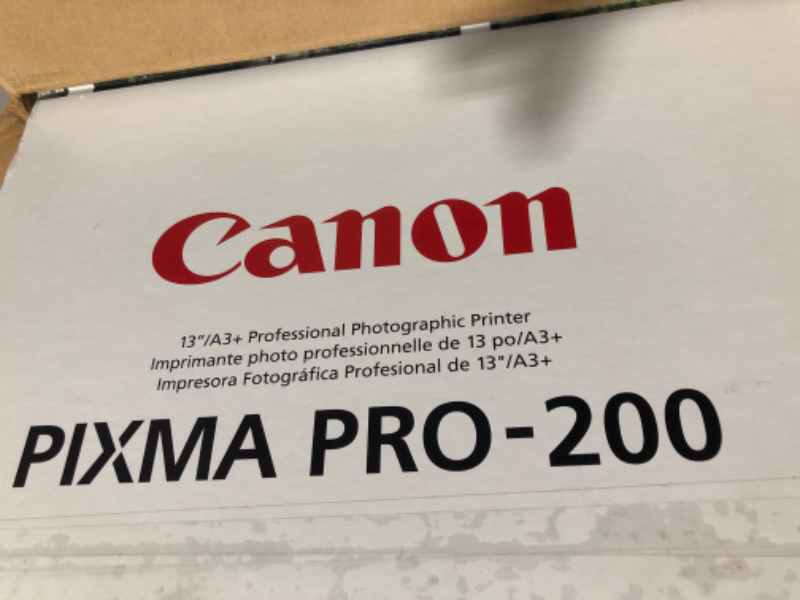 Photo 3 of Canon PIXMA PRO-200 Wireless Professional Color Photo Printer, Prints up to 13"X 19", 3.0" Color LCD Screen