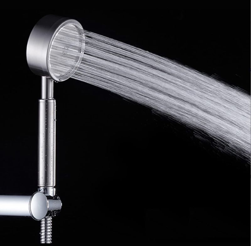 Photo 1 of 304 Stainless Steel Shower Head with 4.9 ft. Stainless Steel Hose High Pressure Handheld Shower Head for Bathroom