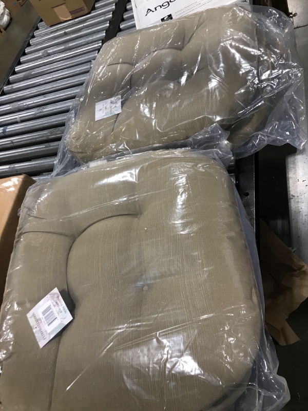 Photo 1 of 4PK -PATIO CUSHION SET 
COLOR TAUPE 
SIZE-19X19