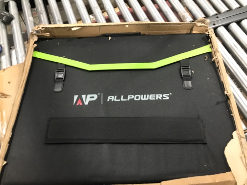 Photo 1 of ALLPOWERS SP033 200W Portable Solar Panel 18V Foldable Solar Panel Kit with MC-4 Output Waterproof IP66 Solar Charger for RV Laptops Solar Generator Van Camping Off-Grid