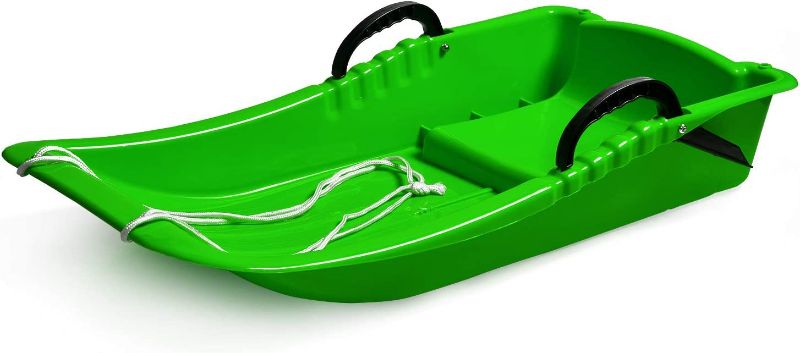 Photo 1 of AGPTEK 47/35/31/26.5/25 Inch Durable Downhill Sprinter Toboggan Snow Sled for Boys Girls Adults with Built-in Handles and Pulling Rope https://a.co/d/iIcnsUF