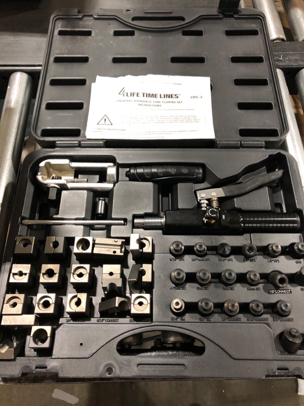 Photo 2 of 4LIFETIMELINES Universal Hydraulic Flaring Tool Set (Includes Dies for 3/16", 1/4", 5/16", 3/8", 1/2" and 4.75mm, 6mm, 8mm, and 10mm Lines)