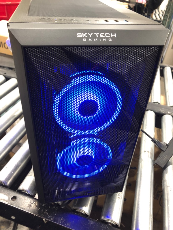 Photo 2 of SkyTech Chronos Mini Gaming Computer PC Desktop - Intel Core-i5 10400F 2.9GHz, GTX 1660 6G, 1TB NVMe, 16G DDR4 3200, RGB Fans, AC WiFi, Windows 10 Home 64-bit 10400F | 1660