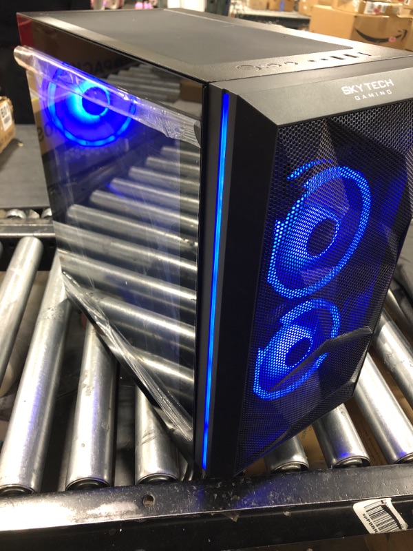 Photo 3 of SkyTech Chronos Mini Gaming Computer PC Desktop - Intel Core-i5 10400F 2.9GHz, GTX 1660 6G, 1TB NVMe, 16G DDR4 3200, RGB Fans, AC WiFi, Windows 10 Home 64-bit 10400F | 1660