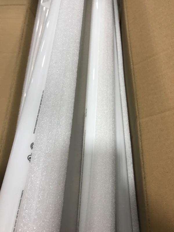 Photo 4 of 20 Pack 3CCT 4FT LED T8 Hybrid Type A+B Light Tube, 18W, 4000K/5000K/6500K Selectable, Plug & Play or Ballast Bypass, Single or Double End Powered, 2300lm, Frosted Cover, T8 T10 T12, 120-277V, UL, FCC