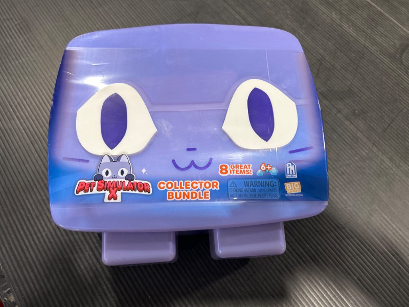Photo 1 of Pet Simulator X - Blue Iridescence Cat Collector Bundle (Mystery Case w/ 8 Items, Series 1) [Online Exclusive] [Includes DLC]
