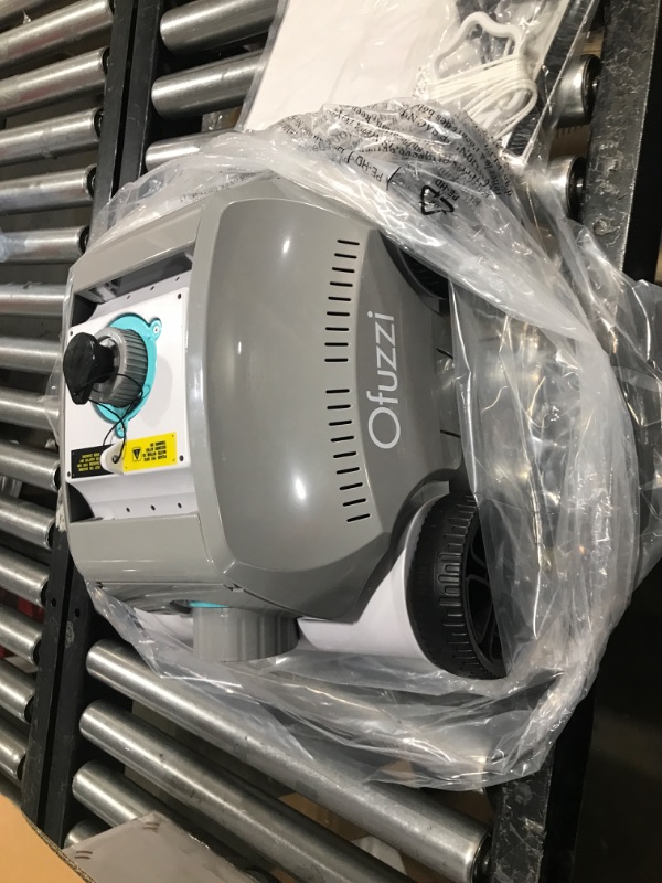Photo 2 of (2023 New) Ofuzzi Cyber Cordless Robotic Pool Cleaner, Max.120 Mins Runtime, Self-Parking, Automatic Pool Vacuum for All Above/Half Above Ground Pools Up to 1076ft² of Flat Bottom (Grey)
