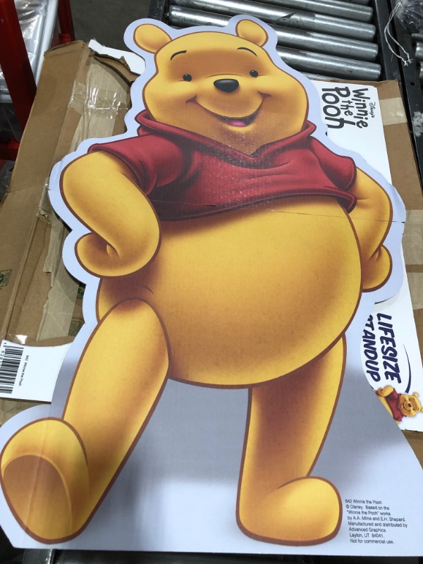 Photo 2 of Advanced Graphics Winnie The Pooh Life Size Cardboard Cutout Standup - Disney's Winnie The Pooh - 	28 x 23 x 0.7 inches