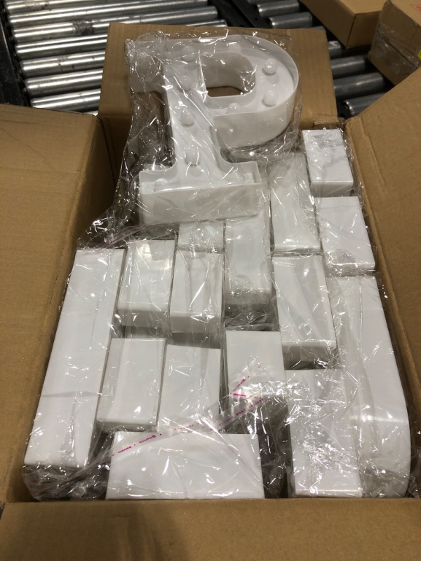 Photo 1 of Brightdeco 155 Bulbs Light Up Happy Birthday Sign LED Marquee Letter Sign Anniversary Party Night Lamp Banquet Props