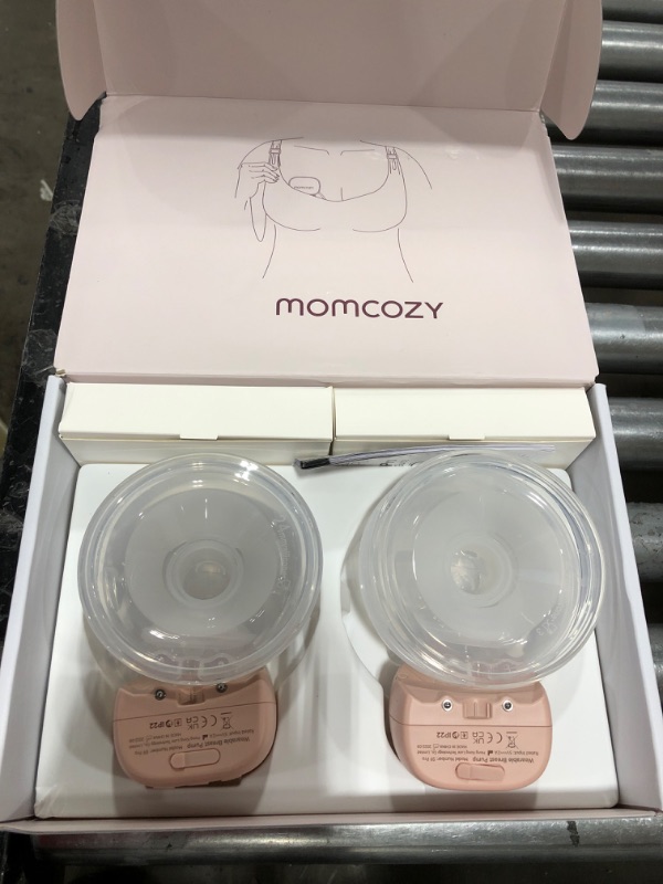 Photo 2 of Momcozy S9 Pro Wearable Breast Pump, Hands-Free Breast Pump of Longest Battery Life & LED Display, Double Portable Electric Breast Pump with 2 Modes & 9 Levels - 24mm, 2 Pack Pink 2 Count (Pack of 1) Pink