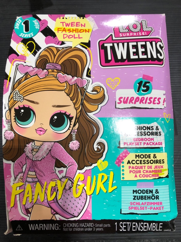 Photo 2 of L.O.L. Surprise! Tweens Fashion Doll Fancy Gurl with 15 Surprises Including Pink Outfit and Accessories for Fashion Toy Girls Ages 3 and up 6 inches single