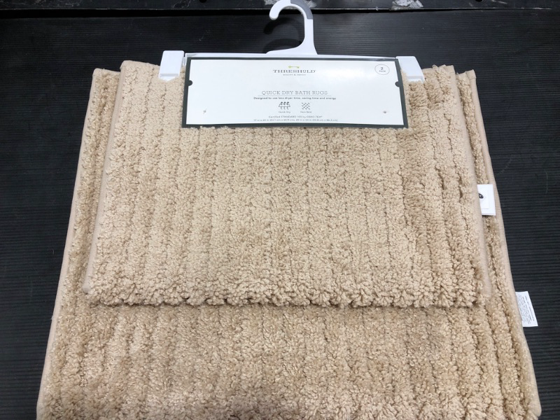 Photo 2 of 2pk Quick Dry Bath Rug Set - Threshold™