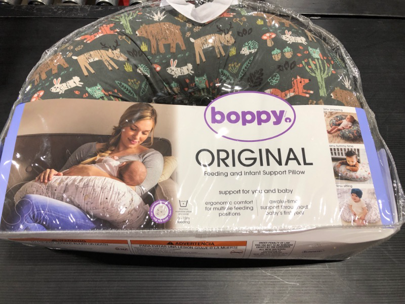 Photo 2 of Boppy Original FKA Nursing Support Pillow - Green Forest Animals