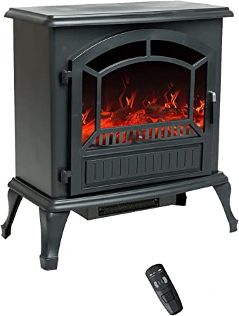 Photo 1 of FLAME&SHADE Electric Fireplace Stove for Indoor use, 25 inch Portable Freestanding Space Heater with Remote