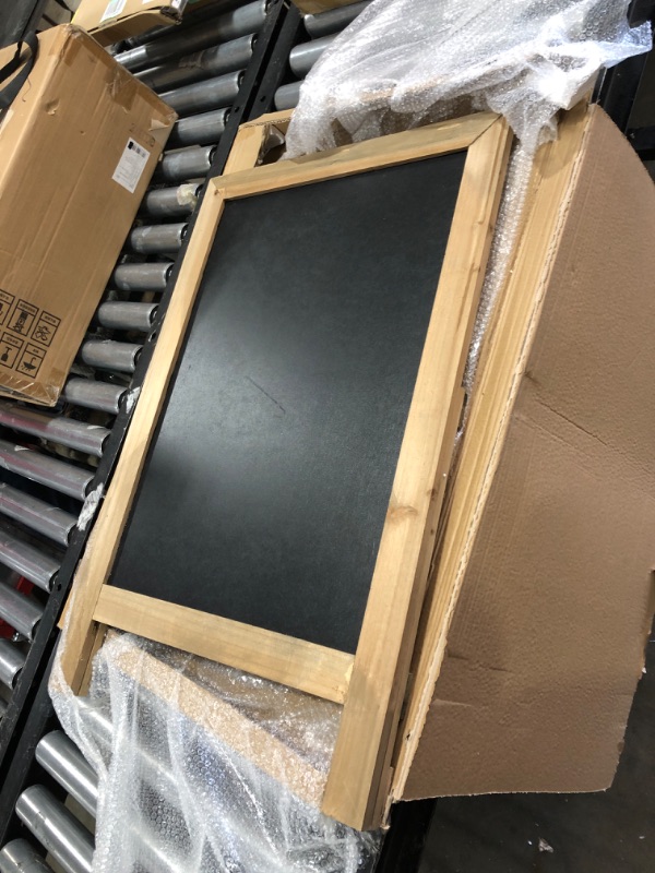 Photo 1 of 19IN X 26IN STANDING CHALK BOARD 