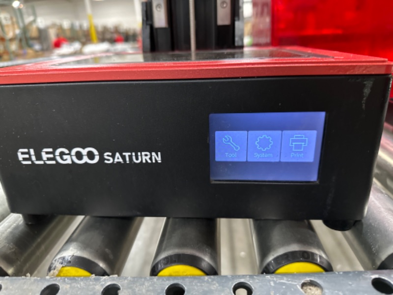 Photo 2 of ELEGOO Saturn 8K MSLA 3D Printer, UV Resin Photocuring Printer with 10-Inch 8K Monochrome LCD, Matrix UV Light Source, 219x123x210mm / 8.62x4.84x8.27 Inches Large Printing Size
