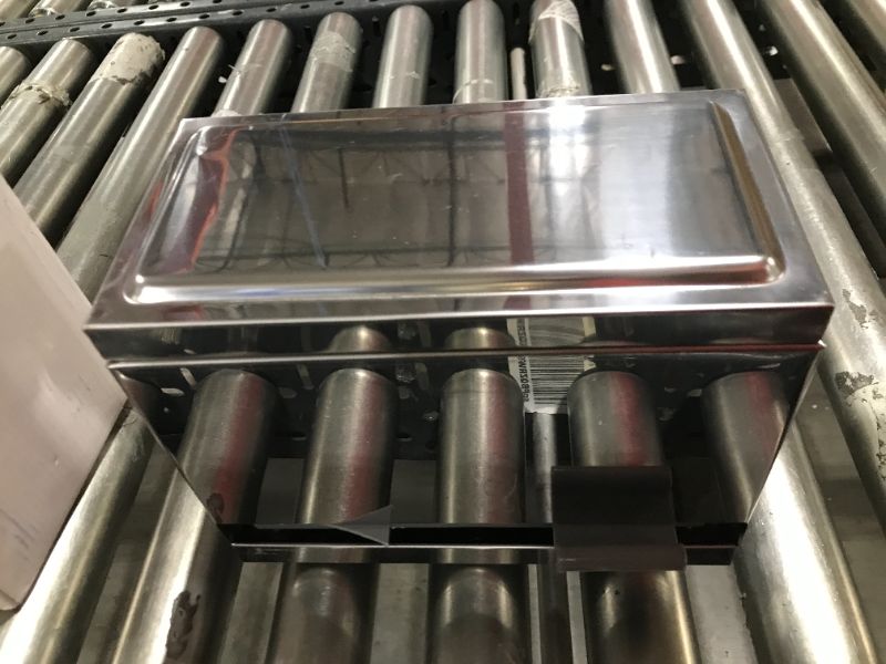 Photo 2 of  Supply Stainless Steel Straw Dispenser - For Bulk Unwrapped Drinking Straws - Custom Thank You, Straw and Chalkboard Labels Included - Stainless
