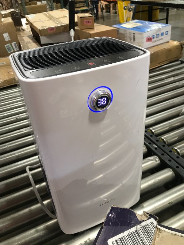 Photo 2 of Lumisys 2000 Sq Ft 30 Pints Dehumidifiers for Large Room, Basements, Home, Bathroom, Bedroom, with Auto or Manual Drainage | 36db Industry Leading Noise Reducing | Air Filter, Three Operation Modes, Rotating Knob 2,000 Sq. Ft