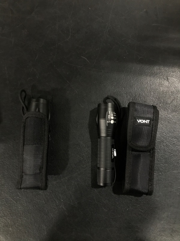 Photo 2 of 2 Pack LED Flashlight - Black