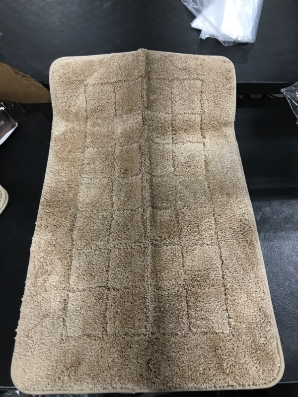 Photo 2 of 2 Piece Bathroom Rug Set - Beige