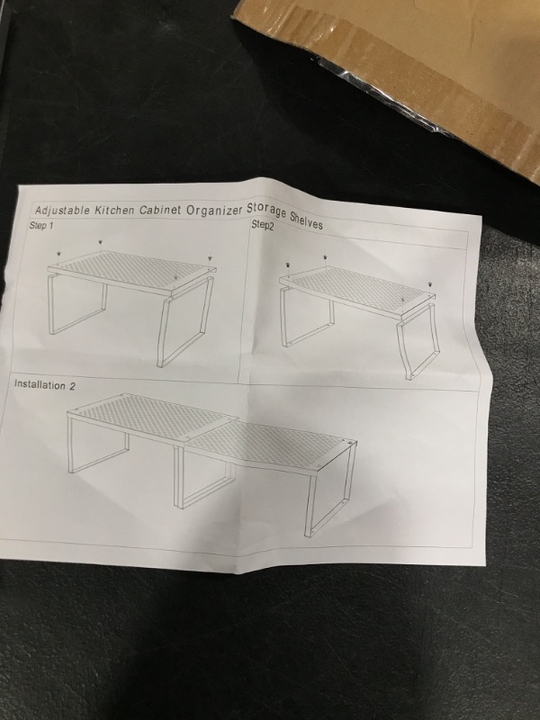 Photo 2 of Adjustable Kitchen Cabinet Organizer Shelves