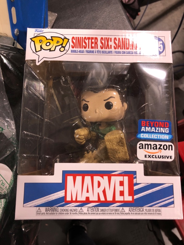 Photo 1 of Funko Pop! Deluxe: Marvel Sinister 6 - Sandman, Amazon Exclusive, Figure 3 of 7