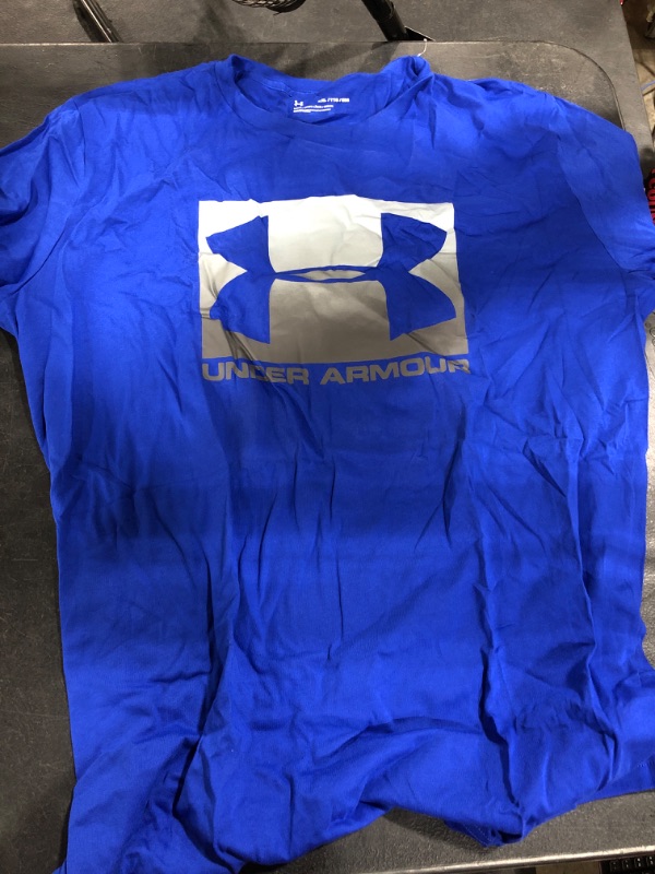 Photo 2 of Under Armour Men's Boxed Sportstyle Short-sleeve T-shirt Royal (400)/Graphite XX-Large