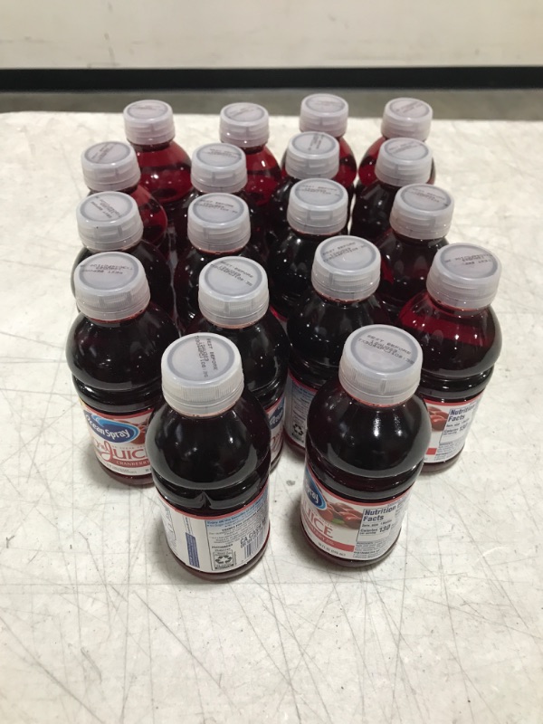 Photo 2 of 18 PACK OF OCEAN SPRAY CRANBERRY JUICE BB AUG.12.23