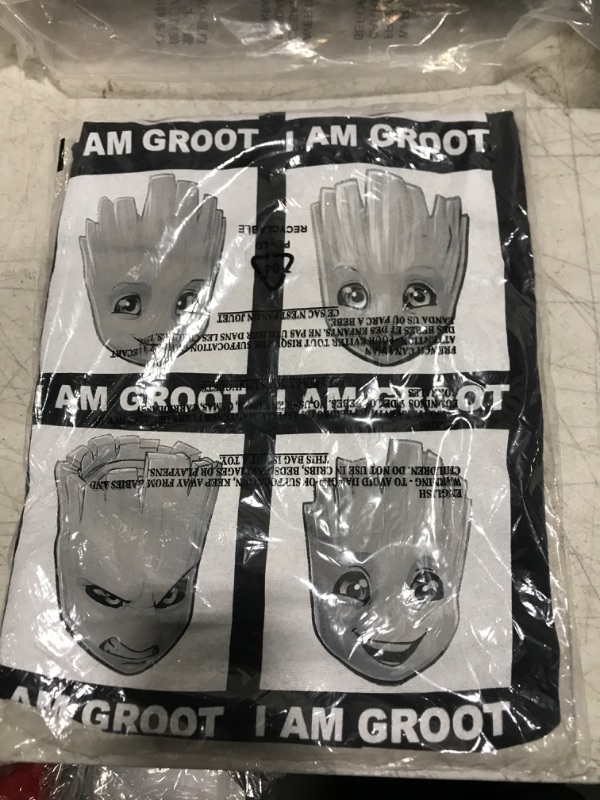 Photo 2 of Marvel Little Groot Today I Feel I Am Groot Guardians of The Galaxy Men's Adult Graphic Tee T-Shirt (Black, XXL)